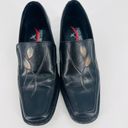 Pikolinos  Black Loafers with Leaf Design Size 5 Photo 1