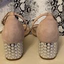 Betsey Johnson Betsy Johnson pearl heeled low heel dress sandals Photo 2