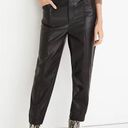 Madewell // NWOT Leather Pull On Paperbag Pants Photo 0