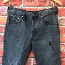 by the way. Black  Revolve Distressed High Waisted Straight Leg Jeans Photo 3