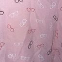 Como blu pink novelty, print eyeglasses button Photo 2