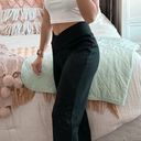 Naked Wardrobe Black Crossover Wide leg Sweats Photo 1