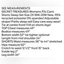 secret treasures Womens  PJs Cami Top Tie Front Shorts Set Size 2X 18W-30W New Photo 4