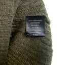 360 Cashmere  Mock Neck 100% Cashmere Sweater, Olive Green Photo 3