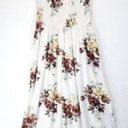 American Eagle  maxi dress floral corset woman’s small strapless Photo 1