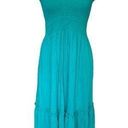 American Eagle  Halter Midi Dress In Teal Womens Size Large NWT Photo 0