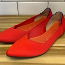 Rothy's  Red Points Size 8.5 US Ballet Point Toe Womens Shoes Flats Knit Vegan Photo 0