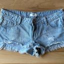 Forever 21  Distressed Festival Cut Off Denim Jean Shorts Size 28 Summer Photo 0