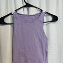 Timing Purple Cropped Athletic Top Photo 0