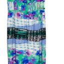 Roz & Ali  Plus Size Blue Green White Purple Striped Tie Dye Summer Maxi … Photo 8