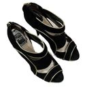 Christian Dior  Wave Cutout Suede Sandals size 39.5 Black Photo 12