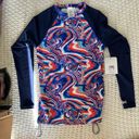 Dolfin NWT  Uglies Long Sleeve Tie Dye Rash Guard - S Photo 2