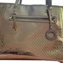 Nine West  Gold Magic Mirror Tote Photo 7