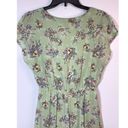 As You Wish As U Wish Women's Floral Print V-Neck High Low Hem Dress Green Size Medium Photo 6