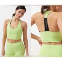 Koral  Dakota Blackout Sports Bra Neon Green Size Small Photo 1