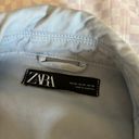 ZARA Baby Blue Denim Jacket Photo 2