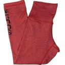 SoulCycle  Women’s Size S Red Black Marled Leggings Photo 0