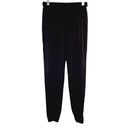 Bebe  Womens Size XS Black Cuffed Stretchy Dress Pants With Belt Photo 1