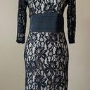 Krass&co NY &  | Eva Mendes Illusion Lace Midi Dress Sz 2 Photo 0