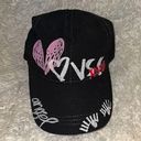 PINK - Victoria's Secret Victoria’s Secret Women’s Angel Wings & Logo Strap Back Y2K Hat Photo 0