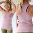 Zyia Active Copper Charged Heathered Poppy Pink Racerback Tank Top Photo 1