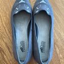 Cliffs by White Mountain | Novelty Cat Embroidery Grey Flat | Women's Size 9W Photo 4