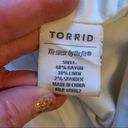 Torrid  Womens Blazer Jacket Size 2 2X Black Striped Linen Two Buttons Pockets Photo 8