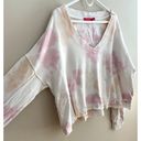 n:philanthropy  Large Aries Tie Dye Cropped Sweatshirt Mauve Moon Photo 5