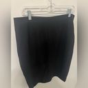 Larry Levine  black midi pencil skirt Photo 3