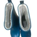 Tretorn  Blue Faux Fur Lines Rubber Boots - size 5 Photo 3