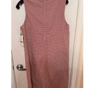 W By Worth  PINK CHECKERED SHIFT DRESS WOMENS SIZE 8 NEW WITH TAGS Photo 7