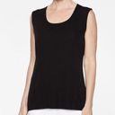 Misook Saks fifth Ave Classic Knit Tank Top, Black Photo 0