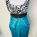 City Triangles City Triangle Formal Sleeveless Zebra Print Bodice Dress Size 3 Beautiful Combo Photo 2