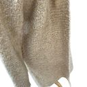 Anthropologie By  Sweater Cardigan Med Open Front Tan Long Cozy Chunky Wool Blend Photo 6