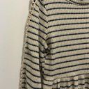 Ro & De  Anthropologie Marcia Babydoll Striped Peplum Blouse XS Multicolor Photo 1