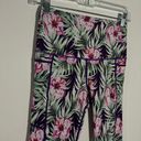 Zyia Active Floral Paradise Tropical Print Leggings Size Small Photo 2