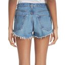 Victoria's Secret  Pink denim shorts raw hem high waist size 28 Photo 2