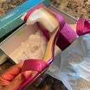 Betsey Johnson Betsy Johnson Fuscia Glitter Sandals Photo 4