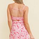 Pink Floral Mini Dress Photo 1