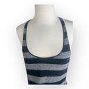 Full Tilt  Racerback Tank - Striped Gray and White, Vintage Size Medium Photo 2