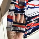 Peck & Peck Abstract Stripe Long Sleeve Tunic Top Photo 3