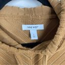 Nine West  Fuzzy Tan Ribbed Hoodie Photo 1