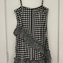 Lovers + Friends Gabby Gingham Ruffle Mini dress Sleeveless Checkered Print Photo 10