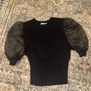 idem Ditto Black Puff Sleeve Top Photo 0