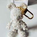 BaubleBar New Disney X  Mickey Mouse Bag Backpack Charm Keychain Ivory Pearl NIB﻿ Photo 3