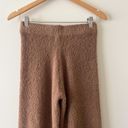 Stars Above Brown High Waisted Fuzzy Wide Leg Pants Size XS Photo 4