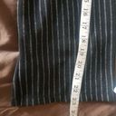 ZARA  Womens Dress Sz Medium Black Striped Faux Fur Trim Shift Night Out Festival Photo 10