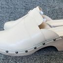 MIA NEW  Jennifer Clog Beige Slip On Chunky Vegan Leather Faux Wood Women’s 8 Photo 8