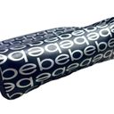 Bebe Cosmetic Makeup Travel Bag Black & Silver with Zipper Toiletry Bag Photo 3