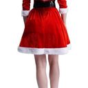 ma*rs Short Red Hooded Dress White Faux Fur Trim  Claus Santa Christmas Size M NEW Photo 10